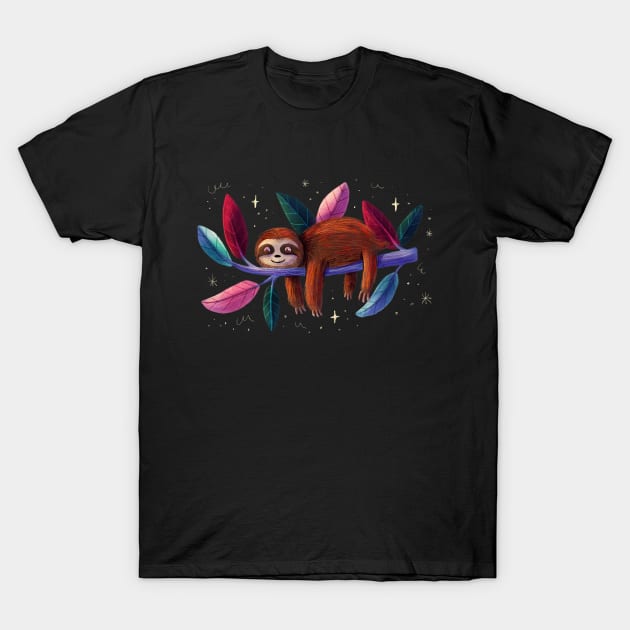 Pygmy Three-toed Sloth T-Shirt by Auvrea Studio